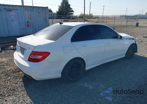 2013 Mercedes-Benz C 300 Sport 4Matic from USA, damaged, VIN WDDGF8AB8DR282519